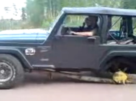 Jeep with a wooden sparetire.jpg